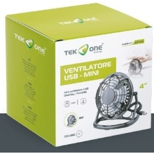 MINI VENTILATORE DA TAVOLO USB NERO 000AIR1009N