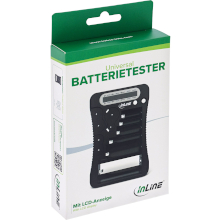 TESTER PER BATTERIE AA/AAA/C/D/9V/BOTTONE CON DISPLAY LCD