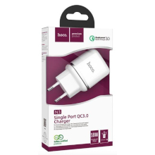 CARICABATTERIA HOCO N3 1 X USB QC3.0 18W BIANCO