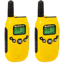 WALKIE TALKIES PROFESSIONALE BOAFENG BF-T6 2 PEZZI 2W GIALLI