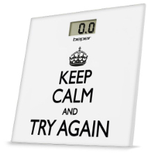 BILANCIA PESAPERSONA ELETTRONICA KEEP CALM