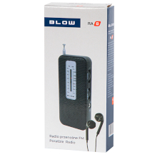 RADIO ANALOGICA PORTATILE AM/FM CON CUFFIE RA8 NERA