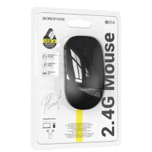 MOUSE WIRELESS BOROFONE BG14 NERO