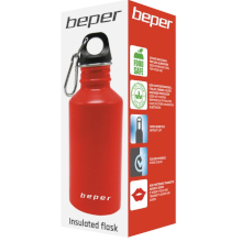 BORRACCIA ISOLANTE IN ACCIAIO 500ML ROSSA