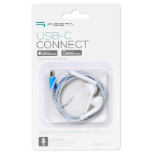 CUFFIE FIESTA CON MICROFONO TYPE-C BIANCHE