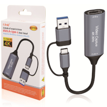 SCHEDA DI ACQUISIZIONE HDMI USB 3.0 + TYPE-C 4K