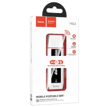 MODEM ROUTER PORTATILE USB HOCO HI43 4G LTE WI-FI 6 NERO-BIANCO