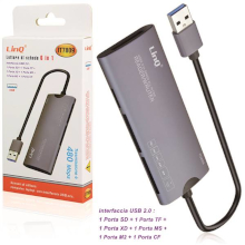 LETTORE DI SCHEDE USB 6 IN 1