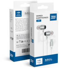 CUFFIE CON MICROFONO TYPE-C BLUE STAR M09C 1.2M BIANCHE