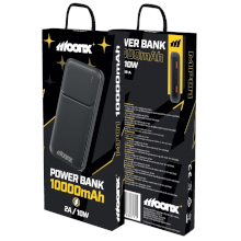 POWER BANK MOONX MP01 1XUSB-C + 2XUSB 10000MAH 10W NERO