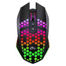 MOUSE WIRELESS GAMING CON LUCI LED RGB NERO