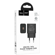 CARICABATTERIA USB-C HOCO N76 25W NERO