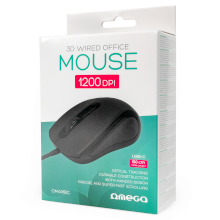 MOUSE OMEGA OM441 1200DPI 1.5M TYPE-C NERO