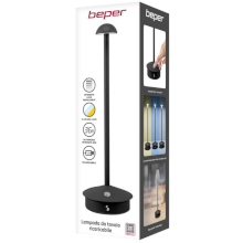 LAMPADA DA TAVOLO RICARICABILE SLIM NERA