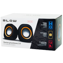 CASSE PER COMPUTER 2.0 COLORE NERO-ARANCIO