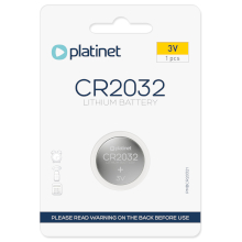 CONFEZIONE 1 BATTERIA CR2032 PLATINET