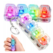 PORTACHIAVI ANTISTRESS CON CLICK SUI TASTI RGB