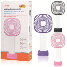VENTILATORE PORTATILE 400MAH COLORI VARI