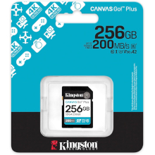 MEMORIA SD KINGSTON 256GB CANVAS GO PLUS U3 V30