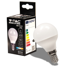 LAMPADINA LED E14 4.5W P45 3000K