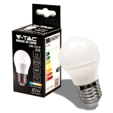 LAMPADINA LED E27 4.5W G45 6500K