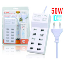 STAZIONE CARICABATTERIE RAPIDO 10 PORTE USB 50W