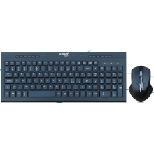 KIT TASTIERA MULTIMEDIALE + MOUSE WIRELESS USB TECNO TC-740W LAYOUT ITA