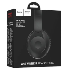 CUFFIE BLUETOOTH 5.3 46H HOCO W45 NERE