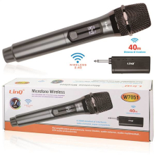 MICROFONO WIRELESS RICEVITORE JACK 6.5MM 40M