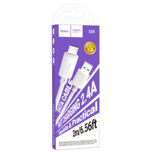 CAVO USB MICRO-USB HOCO X88 2.4A 2M BIANCO